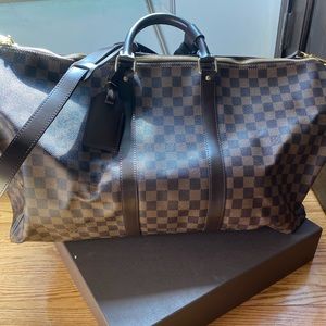 Louis Vuitton Keepall 55 Damier Ebene
